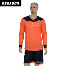 Camisa sublimada al por mayor de encargo del fútbol de la alta calidad / jersey del fútbol / uniforme del portero
